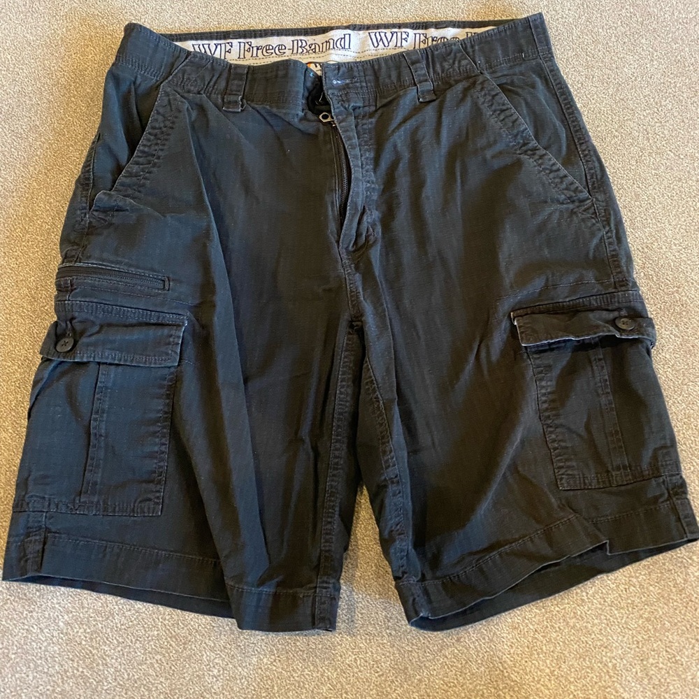 Men's Black Cargo Shorts
